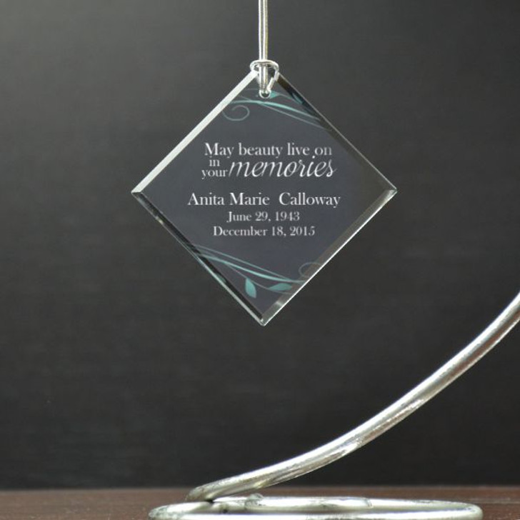 Your Memory Lives On Personalized Memorial Ornament