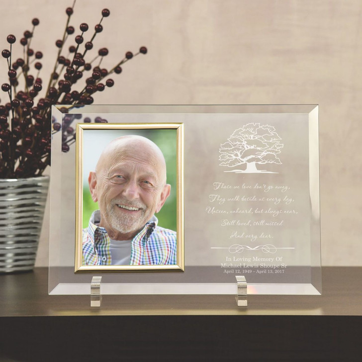 Beside Us Personalized Memorial Picture Frame