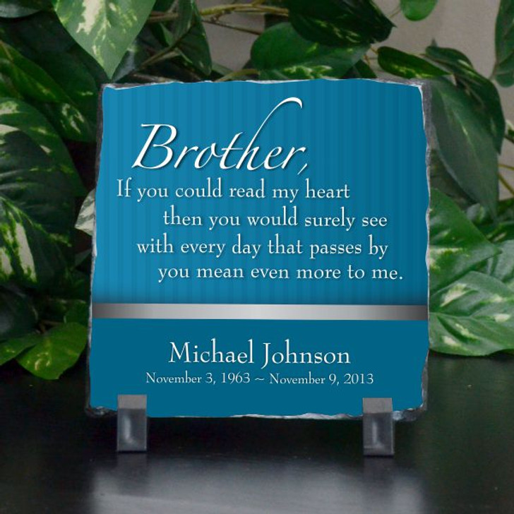 Brother Means More Memorial Plaque