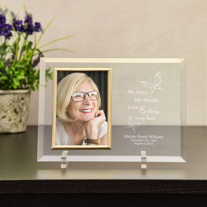 Forever & Always Sister Memorial Picture Frame