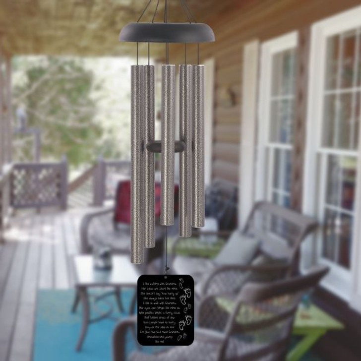 Walking with Grandma Personalize Wind Chime