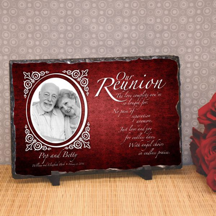 Our Reunion Personalized Memorial Plaque