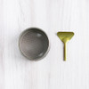 Inside Matcha Sifter Can and Tool