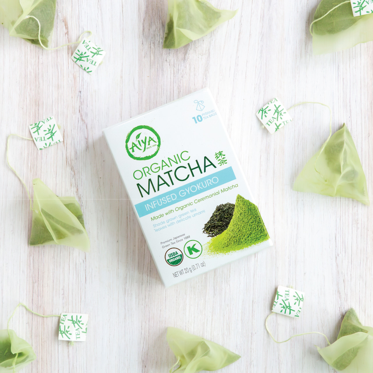 Organic Matcha Infused Gyokuro with tea bags