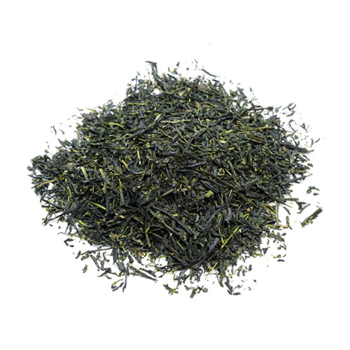 Premium Japanese Gyokuro, loose tea leaves in a mound