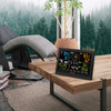 VEVOR 7-in-1 Wi-Fi Weather Station, 7.5 in Color Display, Home Weather Station Indoor Outdoor, with Solar Wireless Outdoor Sensor Alarm Alerts, for Temperature Humidity Wind Speed/Direction Rain