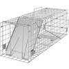 VEVOR Live Animal Cage Trap, 24" x 8" x 8" Humane Cat Trap Galvanized Iron, Folding Animal Trap with Handle for Rabbits, Stray Cats, Squirrels, Raccoons, Groundhogs and Opossums