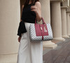 MKF Collection Yuliana Circular M emblem Print Satchel Bag with Wallet by Mia k