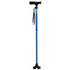 Walking Cane Folding Walking Stick with 8-Level Height & 4-Pronged Pivoting Base