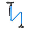 Walking Cane Folding Walking Stick with 8-Level Height & 4-Pronged Pivoting Base