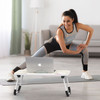 Foldable Laptop Table Portable Lap Desk Bed Table Tray Laptop Stand with Cup Holder & Tablet Slot & Lifting Handle for Working Writing Drawing & Eating