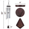 Wind Chimes for Outside Deep Tone 36 Inch Extra Large Wind Chimes Outdoor Clearance Tuned Relaxing Soothing Sound for Meditation Yoga Aluminum Religious Windchime for Garden Home Patio Porch Yard