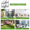 Heavy Duty Metal Flower Cart Plant Stand