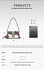 New collision color baguette bag fashion trend new shoulder armpit bag this year's popular models casual women's bags