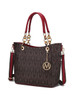 MKF Collection Kissaten Milan M Signature Tote Handbag by Mia k