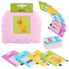 224 Words Kid Flash Talking Cards 112 Card Electronic Cognitive Audio Toddler Reading Machine Animal Shape Color Repeated Learning Cards English For Child