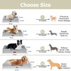 Orthopedic Dog Bed With High Support For Small And Large Breeds - Breathable, Waterproof Memory Foam Bed With Elevated Sides, Featuring A Removable And Washable Cover, And A Non-Slip Base