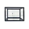 Tempered Glass Top Display Cabinet with Sliding Glass Door and Lock, Standard Aluminum Frame, Display Cabinet with Sliding Glass Door, Lock and LED