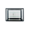 Tempered Glass Top Display Cabinet with Sliding Glass Door and Lock, Standard Aluminum Frame, Display Cabinet with Sliding Glass Door, Lock and LED