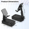 1Pc Cell Phone Stand with HD Surround Wireless Speaker Power Bank Portable Foldable Charging Phone Stand with Anti-Slip Base Compatible with Phone Tablet For Home Office Outdoor