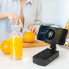 1Pc Cell Phone Stand with HD Surround Wireless Speaker Power Bank Portable Foldable Charging Phone Stand with Anti-Slip Base Compatible with Phone Tablet For Home Office Outdoor