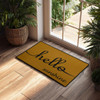 1pcs letter printed door mat of different sizes, absorbent, anti slip, wear-resistant decorative door mat suitable for doorways, bedrooms and other scenes
