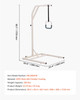 VEVOR Trapeze Bar for Bed Mobility Height-Adjustable Free Standing Trapeze Bar
