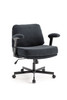 Criss Cross Chair with Wheels and Flip Arms-Comfy Fabric Cross Legged Office Chair with Thick Cushion&Wide Seat, Adjustable Swivel Desk Chair for Home Office, Apartment, Bedroom
