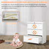 Lateral File Cabinet 3 Drawer, White Filing Cabinet with Lock, Lockable File Cabinet for Home Office, Locking Metal File Cabinet for Legal/Letter/A4/F4 Size