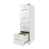 4 Drawer File Cabinet with Lock Metal Vertical File Cabinet Office Home, A4 Legal/Letter Size Narrow File Cabinet Locked,Assembly Required