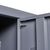 15 Door 72"H Metal Lockers With Lock for Employees,Storage Locker Cabinet for Home Gym Office School Garage,Easy Assembly,Gray
