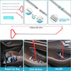 18-piece car emergency kit with window wedge, air wedge bag pump, long distance grabber, automatic trim and removal tool Preferred merchant service providers include SpeedX.UNIUNI.Amazon.USPS