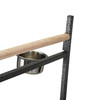 Bird Stand Rack with Solid Wood Perch, Feeding bowls, Waste Tray, Toy Hook and Casters, Black XH Bird Stand Rack with Solid Wood Perch, Feeding bowls, Waste Tray, Toy Hook and Casters, Black XH
