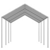 VEVOR Carport Replacement Canopy, 10 x 20 ft Potable Garage Tent Top Tarp, UV-Resistant & Waterproof Car Shelter Tarp, Heavy Duty Car Port Cover with Ball Buggees, Grey, Frame Not Included