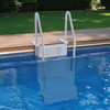Swimming Pool Ladder, 4-Step Double Handrails Stairs with Non-slip Heavy Duty Steps, Reliable 400 lbs Max Load Capacity, for 48-54 In Inground & Above-ground Pools of Any Decking Surface, Grey