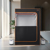 VEVOR Upgraded Portable Steam Sauna for Home, 2 Person Full Body Home Spa Tent with Steamer & 2 Foldable Chairs & Remote & 2 Essential Oil Boxes, Heavy-Duty Stainless Steel Frame Sauna Box, (Black)