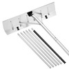 VEVOR Snow Roof Rake, 26 in Aluminum Blade, 7.5-20 ft Adjustable Roof Snow Scraper with Wheels, Anti-Slip Handle Snows Removal Tool, Lightweight House Rooftop Rake for Leaves Debris Removal