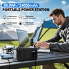 Portable Power Station P86,88.8Wh 3.7 V LiFePo4 Battery,with 120W (150W Peak) AC Outputs, Solar Power Generator for Travel and Camping,estación de energia portatil