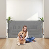 Retractable Baby Gate, Extends to 56.3 inch Wide, 31.3 inch Tall, with Security Lock, Easy to Use, Walk Through Without Tripping, Mesh Dog Gate for Stairs, Hallways, Indoor/Outdoor, Gray Retractable Baby Gate, Extends to 56.3 inch Wide, 31.3 inch Tall, with Security Lock, Easy to Use, Walk Through Without Tripping, Mesh Dog Gate for Stairs, Hallways, Indoor/Outdoor, Gray