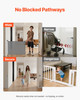 Retractable Baby Gate, Extends to 72.8 inch Wide, 31.3 inch Tall, with Security Lock, Easy to Use, Walk Through Without Tripping, Mesh Dog Gate for Stairs, Hallways, Indoor/Outdoor, Gray Retractable Baby Gate, Extends to 72.8 inch Wide, 31.3 inch Tall, with Security Lock, Easy to Use, Walk Through Without Tripping, Mesh Dog Gate for Stairs, Hallways, Indoor/Outdoor, Gray