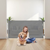 Retractable Baby Gate, Extends to 72.8 inch Wide, 31.3 inch Tall, with Security Lock, Easy to Use, Walk Through Without Tripping, Mesh Dog Gate for Stairs, Hallways, Indoor/Outdoor, Gray Retractable Baby Gate, Extends to 72.8 inch Wide, 31.3 inch Tall, with Security Lock, Easy to Use, Walk Through Without Tripping, Mesh Dog Gate for Stairs, Hallways, Indoor/Outdoor, Gray