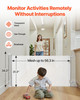 Retractable Baby Gate, Extends to 56.3 inch Wide, 31.3 inch Tall, with Security Lock, Easy to Use, Walk Through Without Tripping, Mesh Dog Gate for Stairs, Hallways, Indoor/Outdoor, White Retractable Baby Gate, Extends to 56.3 inch Wide, 31.3 inch Tall, with Security Lock, Easy to Use, Walk Through Without Tripping, Mesh Dog Gate for Stairs, Hallways, Indoor/Outdoor, White