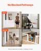 Retractable Baby Gate, Extends to 72.8 inch Wide, 31.3 inch Tall, with Security Lock, Easy to Use, Walk Through Without Tripping, Mesh Dog Gate for Stairs, Hallways, Indoor/Outdoor, White Retractable Baby Gate, Extends to 72.8 inch Wide, 31.3 inch Tall, with Security Lock, Easy to Use, Walk Through Without Tripping, Mesh Dog Gate for Stairs, Hallways, Indoor/Outdoor, White