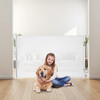 Retractable Baby Gate, Extends to 72.8 inch Wide, 31.3 inch Tall, with Security Lock, Easy to Use, Walk Through Without Tripping, Mesh Dog Gate for Stairs, Hallways, Indoor/Outdoor, White Retractable Baby Gate, Extends to 72.8 inch Wide, 31.3 inch Tall, with Security Lock, Easy to Use, Walk Through Without Tripping, Mesh Dog Gate for Stairs, Hallways, Indoor/Outdoor, White