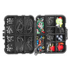 188PCS Fishing Accessory Kit - Includes Hooks, Sinker Weights, Lures, Swivels & More, Premium Corrosion-Resistant Material with Tackle Box for Easy Storage & Carry, Ideal Gift for Fishermen