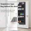 Over the Door Shoe Organizer Rack - 8-Tier Hanging Shoe Storage with 24 Large Deep Pockets, Space-Saving Heavy-Duty Door Shoe Rack for Closets, Bedrooms, Entryways, and Dorms