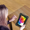 Shock-resistant Silicone Snap-on Case with Stand for 7' Tablets