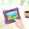 Shock-resistant Silicone Snap-on Case with Stand for 7' Tablets