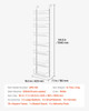 8-Tier Over the Door Pantry Organizer Hanging Storage Rack Adjustable Kitchen