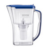 Water Filter Pitcher 9 Cup 5-stage Water Filter Dispenser 40 Gallons No BPA